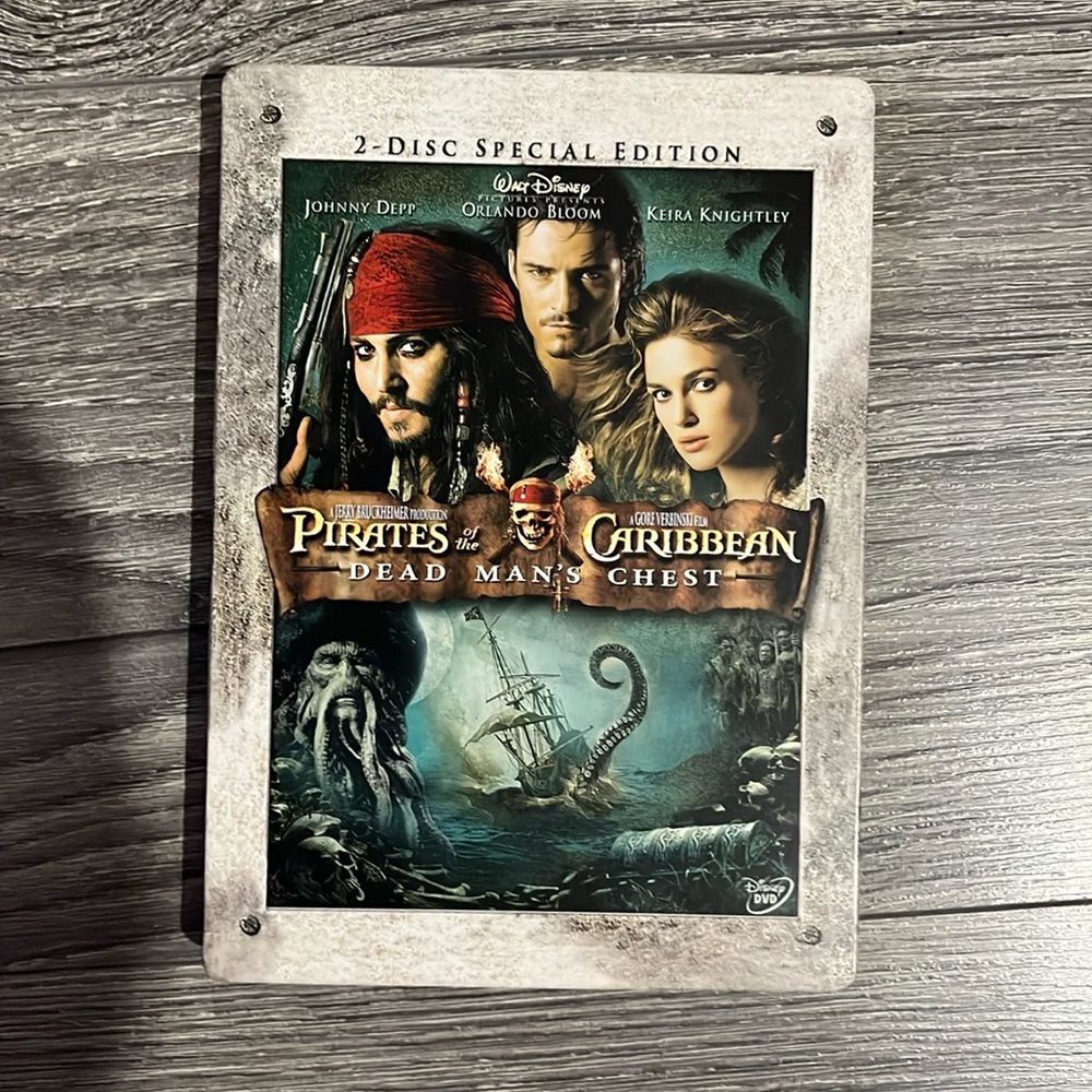 Pirates of the Caribbean Dead Man’s Chest Steel book special edition